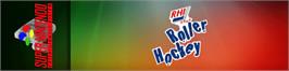 Arcade Cabinet Marquee for Rhi Roller Hockey '95.