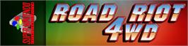 Arcade Cabinet Marquee for Road Riot 4wd.