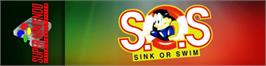 Arcade Cabinet Marquee for S.o.s. - Sink Or Swim.