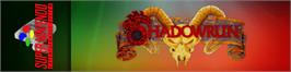 Arcade Cabinet Marquee for Shadowrun.