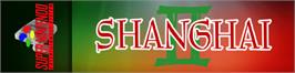 Arcade Cabinet Marquee for Shanghai 2 - Dragon's Eye.