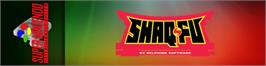 Arcade Cabinet Marquee for Shaq Fu.