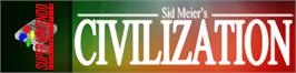 Arcade Cabinet Marquee for Sid Meier's Civilization.
