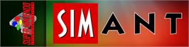 Arcade Cabinet Marquee for Sim Ant - The Electronic Ant Colony.