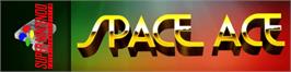 Arcade Cabinet Marquee for Space Ace.