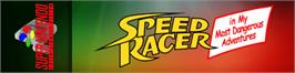 Arcade Cabinet Marquee for Speed Racer in My Most Dangerous Adventures.