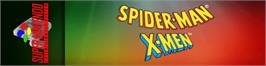 Arcade Cabinet Marquee for Spider-Man and the X-Men: Arcade's Revenge.
