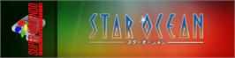 Arcade Cabinet Marquee for Star Ocean.