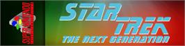Arcade Cabinet Marquee for Star Trek - The Next Generation - Future's Past.
