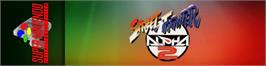 Arcade Cabinet Marquee for Street Fighter Alpha 2.