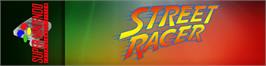 Arcade Cabinet Marquee for Street Racer.