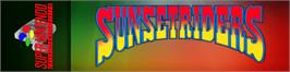 Arcade Cabinet Marquee for Sunset Riders.