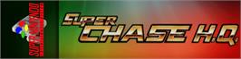 Arcade Cabinet Marquee for Super Chase H.Q..
