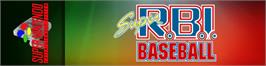 Arcade Cabinet Marquee for Super R.b.i. Baseball.