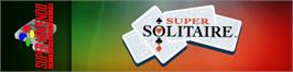Arcade Cabinet Marquee for Super Solitaire.