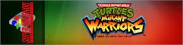 Arcade Cabinet Marquee for Teenage Mutant Ninja Turtles - Tournament Fighters.
