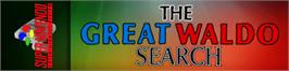 Arcade Cabinet Marquee for The Great Waldo Search.