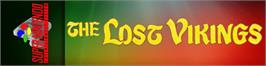 Arcade Cabinet Marquee for The Lost Vikings.