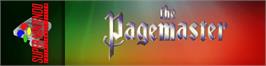 Arcade Cabinet Marquee for The Pagemaster.