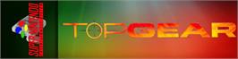 Arcade Cabinet Marquee for Top Gear.