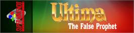 Arcade Cabinet Marquee for Ultima 6 - The False Prophet.