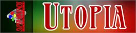 Arcade Cabinet Marquee for Utopia - The Creation Of A Nation.