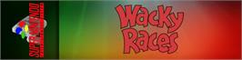 Arcade Cabinet Marquee for Wacky Races.