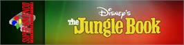 Arcade Cabinet Marquee for Walt Disney's The Jungle Book.