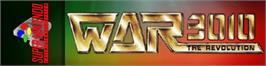 Arcade Cabinet Marquee for War 3010 - The Revolution.