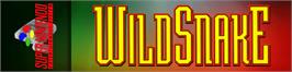 Arcade Cabinet Marquee for Wild Snake.