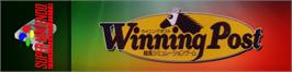 Arcade Cabinet Marquee for Winning Post.