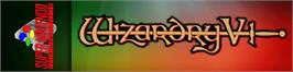 Arcade Cabinet Marquee for Wizardry V: Heart of the Maelstrom.