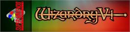 Arcade Cabinet Marquee for Wizardry V: Heart of the Maelstrom.