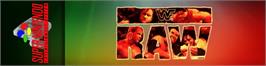 Arcade Cabinet Marquee for Wwf Raw.