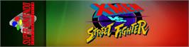 Arcade Cabinet Marquee for X-men Vs. Street Fighter.