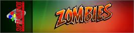 Arcade Cabinet Marquee for Zombies Ate My Neighbors.