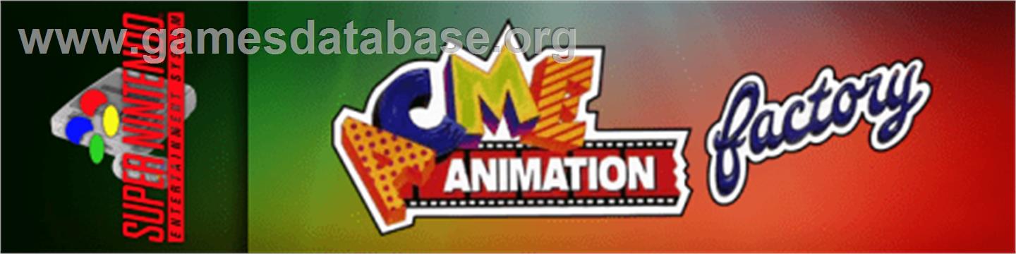 Acme Animation Factory - Nintendo SNES - Artwork - Marquee