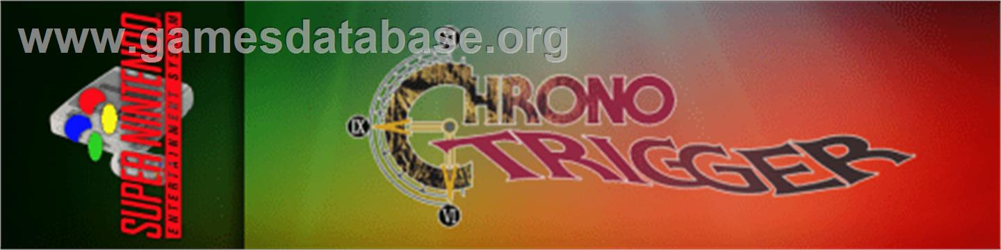 Chrono Trigger - Nintendo SNES - Artwork - Marquee