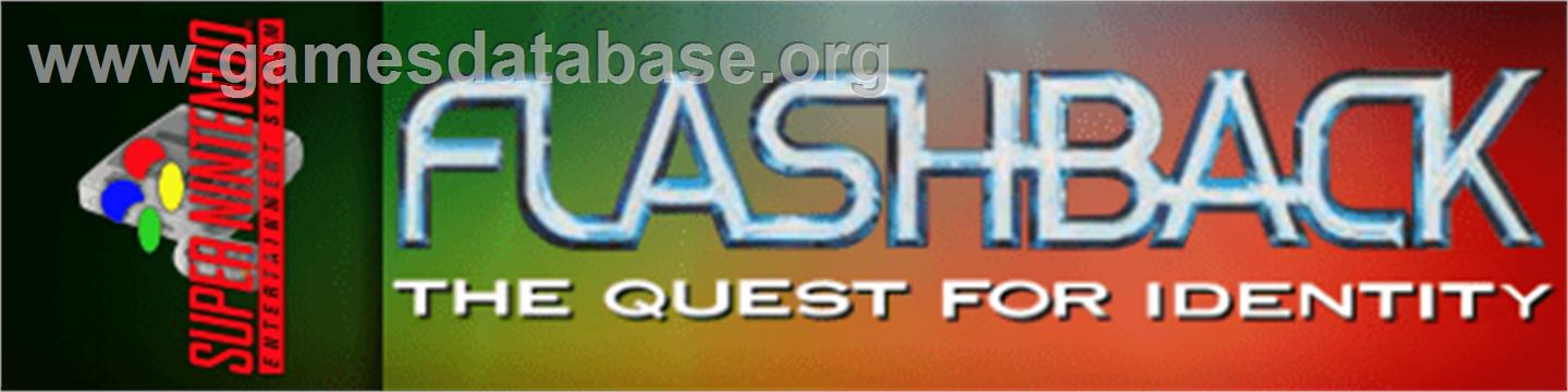 Flashback - The Quest For Identity - Nintendo SNES - Artwork - Marquee