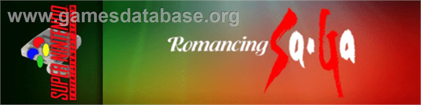 Romancing SaGa - Nintendo SNES - Artwork - Marquee