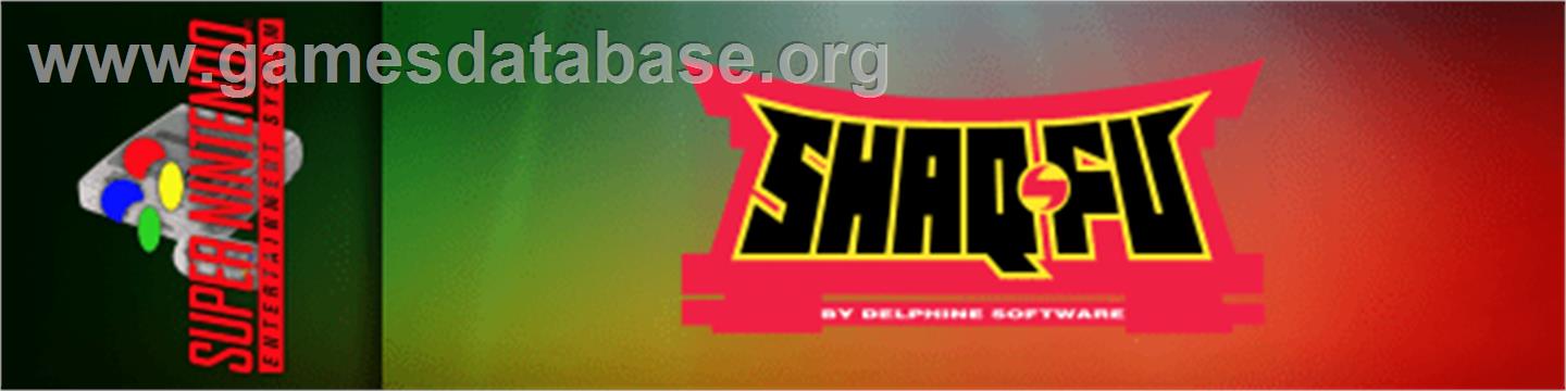 Shaq Fu - Nintendo SNES - Artwork - Marquee