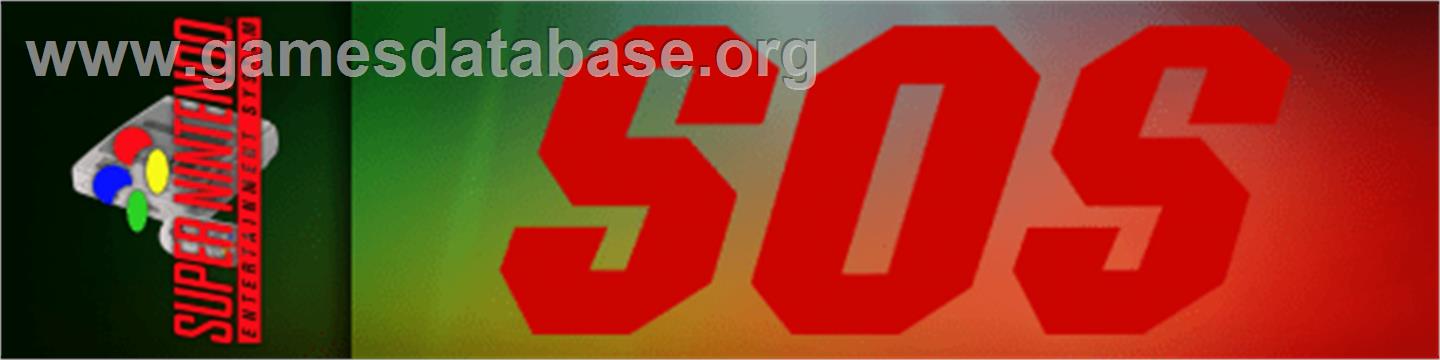 Sos - Nintendo SNES - Artwork - Marquee