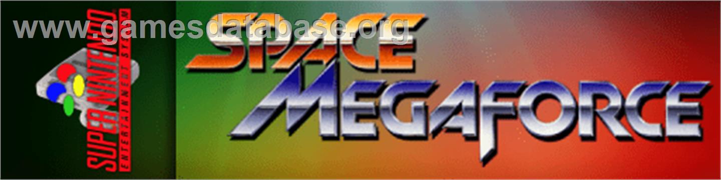 Space Megaforce - Nintendo SNES - Artwork - Marquee