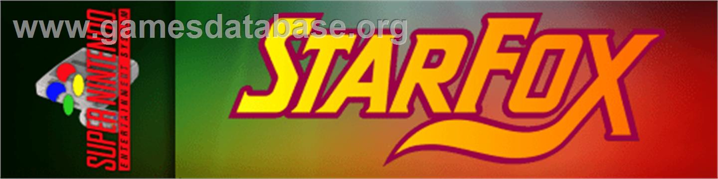Star Fox: Super Weekend Competition - Nintendo SNES - Artwork - Marquee