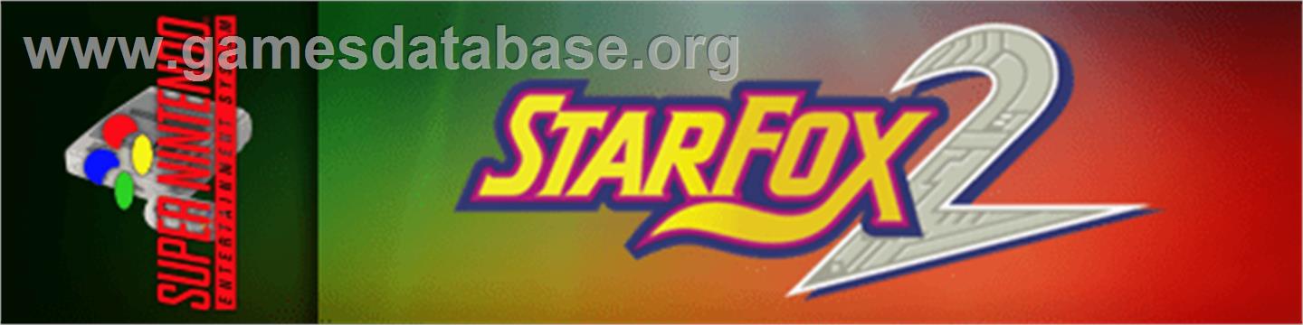 Star Fox 2 - Nintendo SNES - Artwork - Marquee