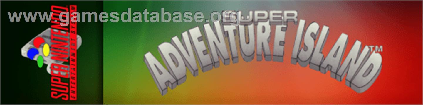 Super Adventure Island - Nintendo SNES - Artwork - Marquee