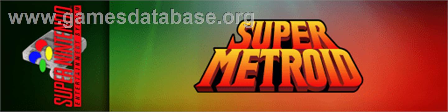 Super Metroid - Nintendo SNES - Artwork - Marquee