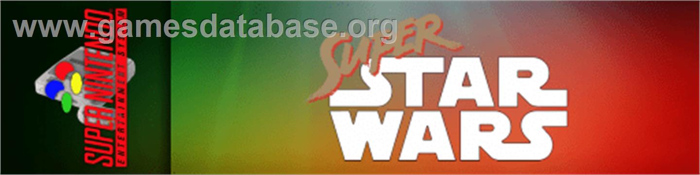 Super Star Wars - Nintendo SNES - Artwork - Marquee