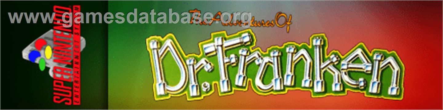 The Adventures of Dr. Franken - Nintendo SNES - Artwork - Marquee