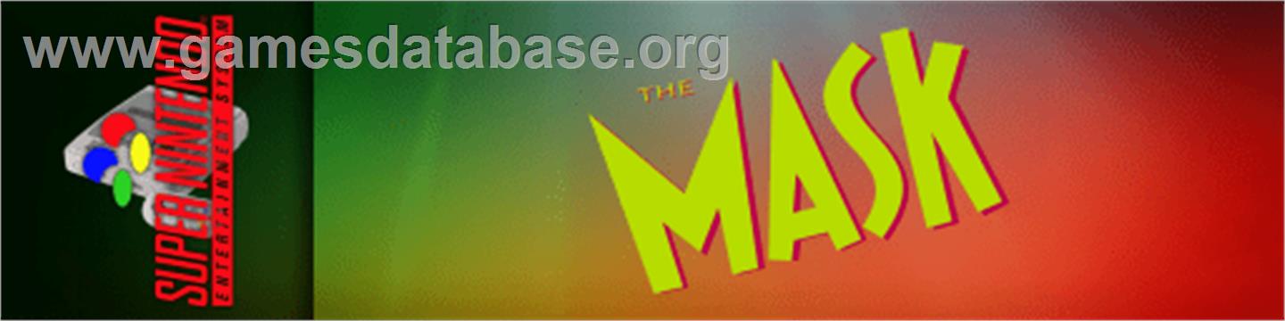 The Mask - Nintendo SNES - Artwork - Marquee